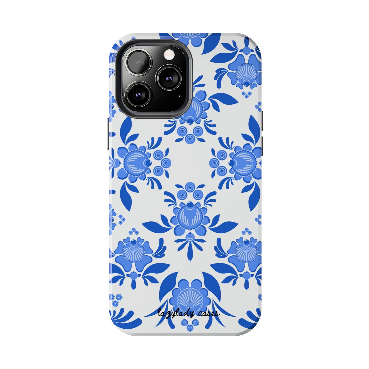 Floral Tough Phone Case - Stylish Protection for Everyday Use