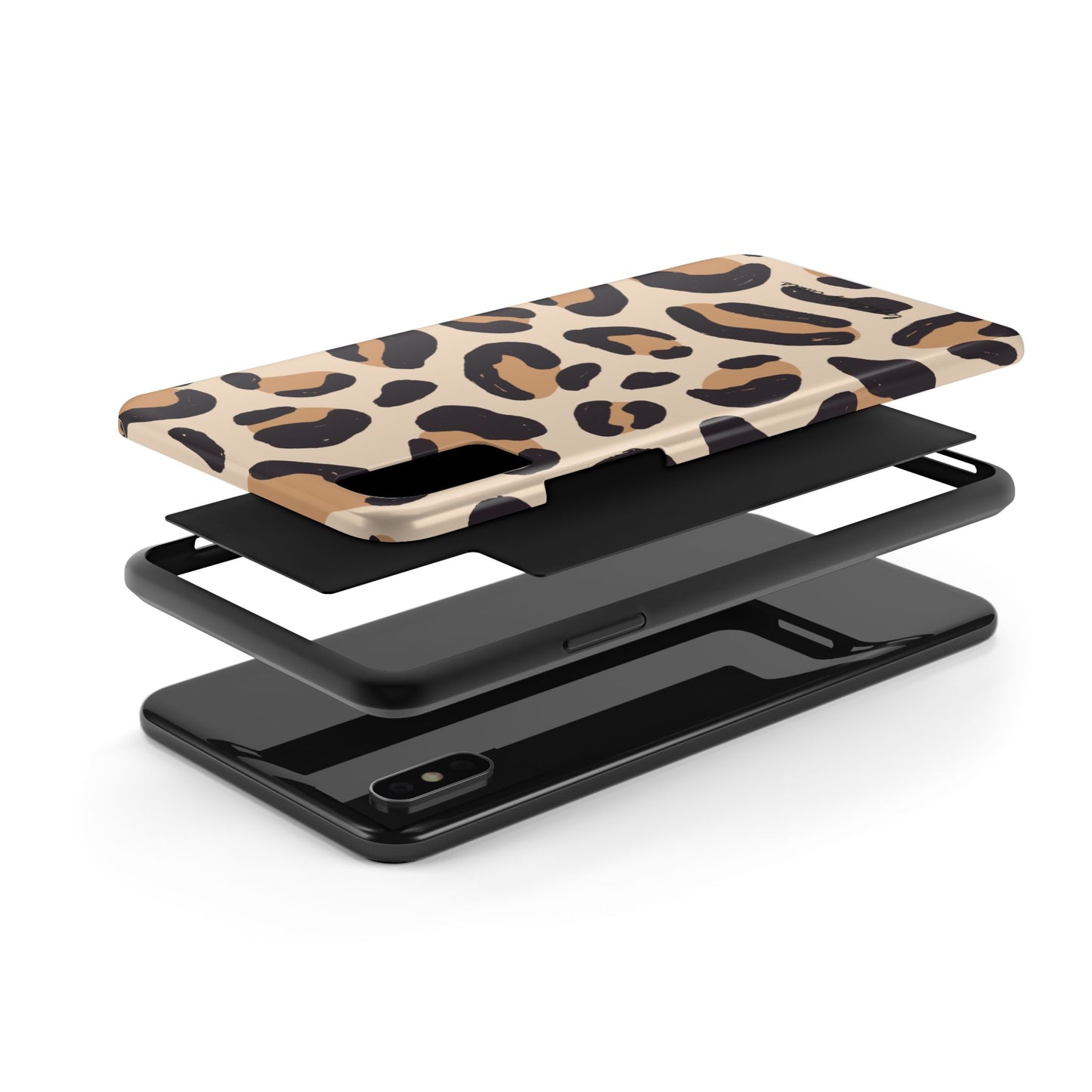 Chic Leopard Print Phone Case - Tough & Stylish Protection