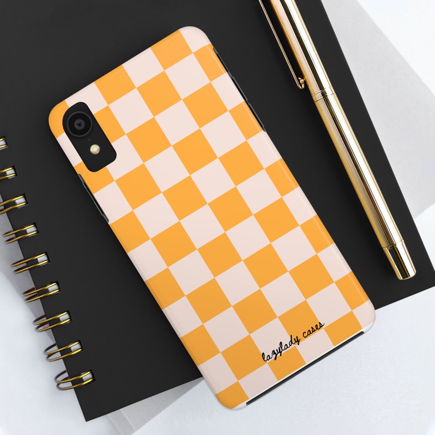 Bright Checkerboard Tough Phone Case - Stylish & Durable Protection