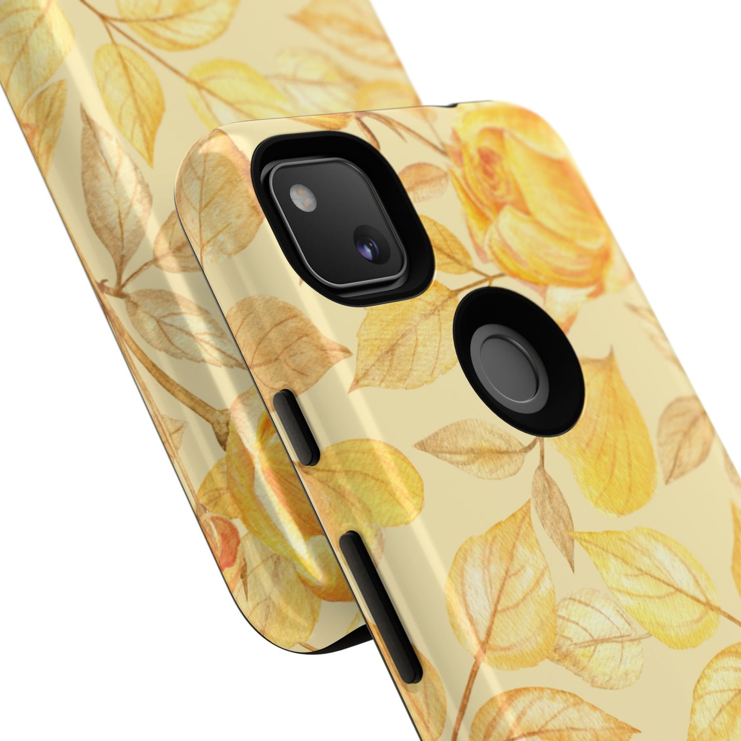 Yellow Dusk Tough Phone Case - Yellow Rose Design