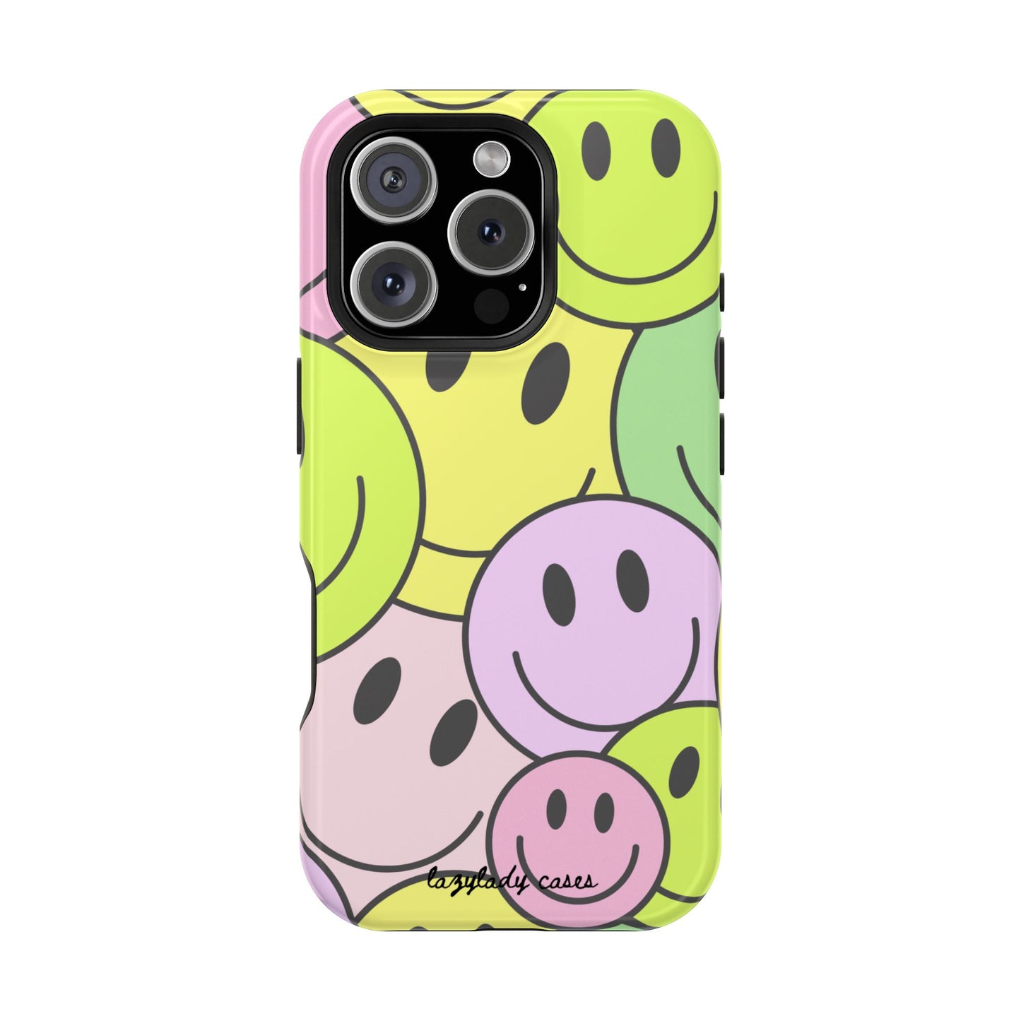 Colorful Smiley Face Magnetic Tough Case for Fun-Loving Individuals