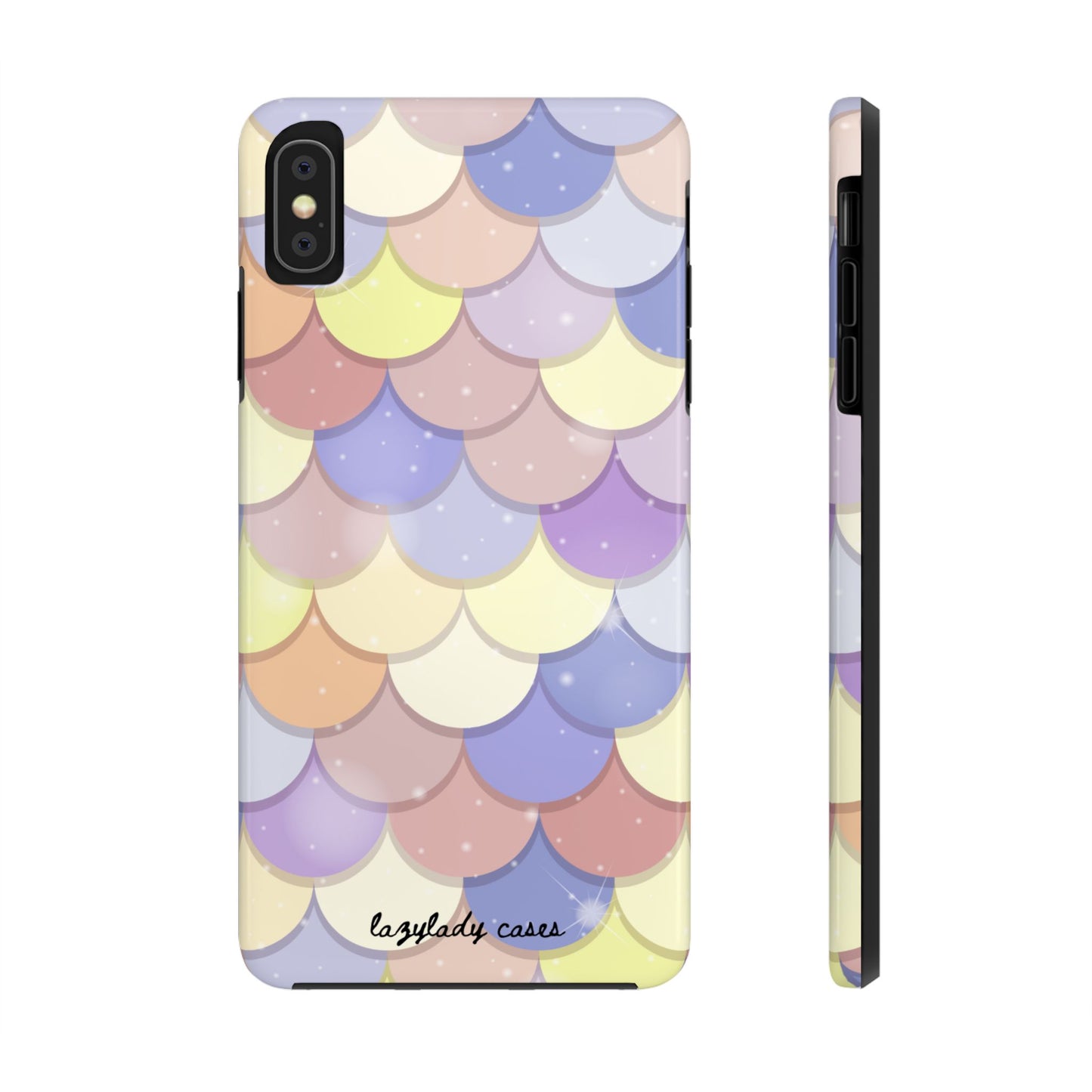 Mermaid Scale Tough Phone Case - Durable Protection with Colorful Design