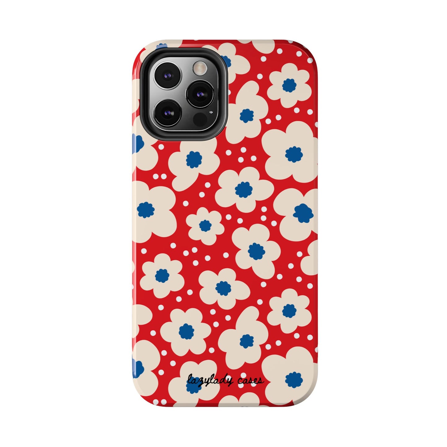 Blossom Floral Tough Phone Case - Durable Protection with Vintage Charm