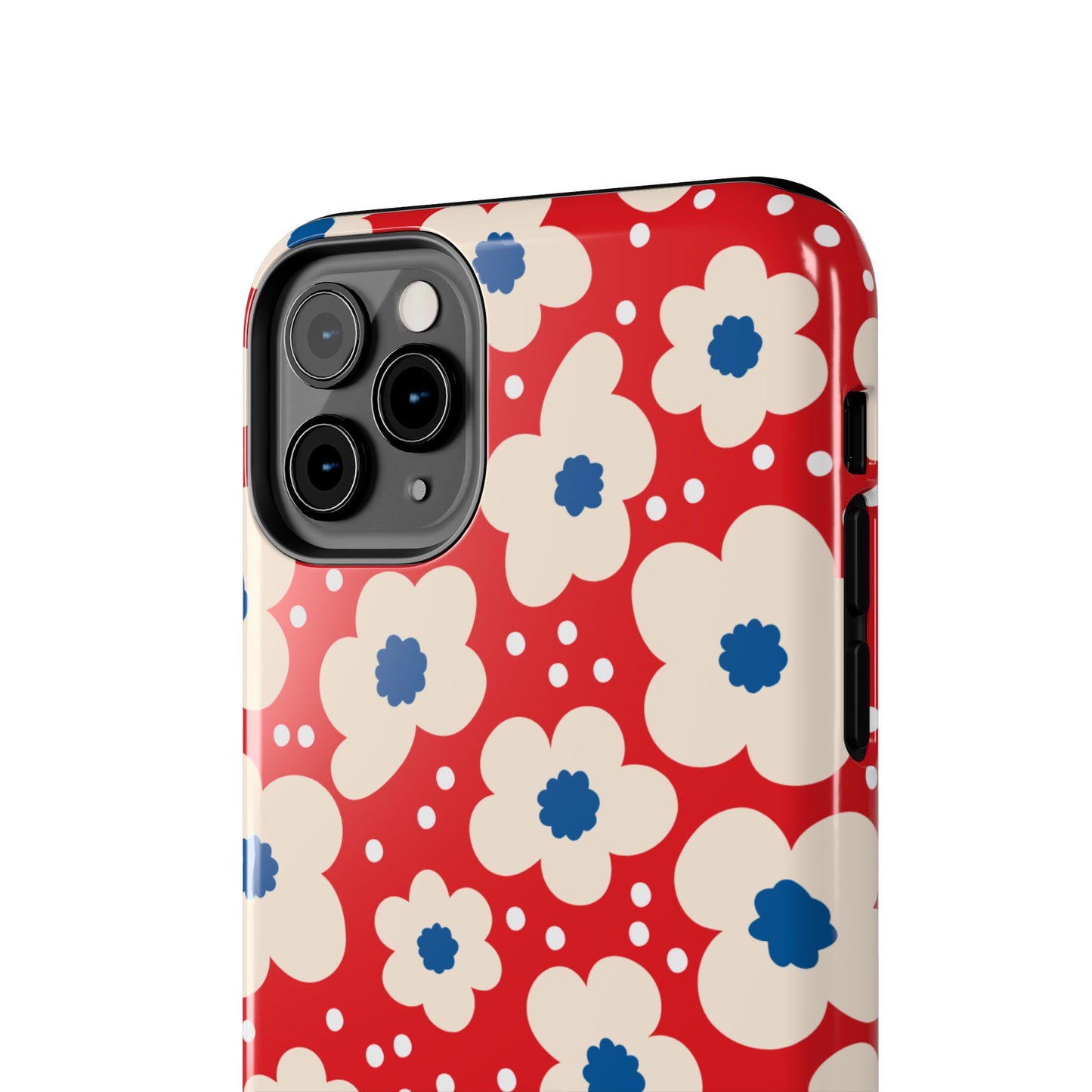 Blossom Floral Tough Phone Case - Durable Protection with Vintage Charm