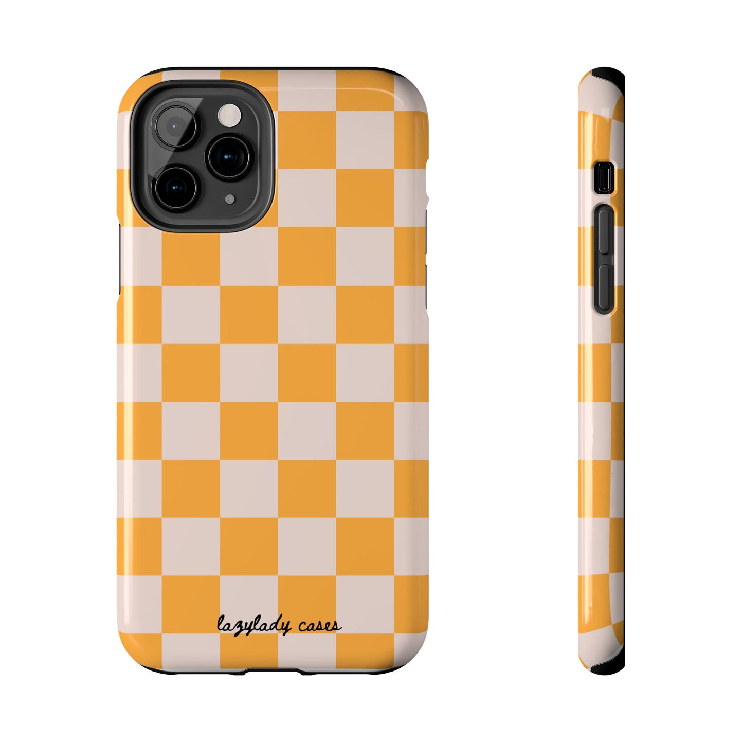 Bright Checkerboard Tough Phone Case - Stylish & Durable Protection