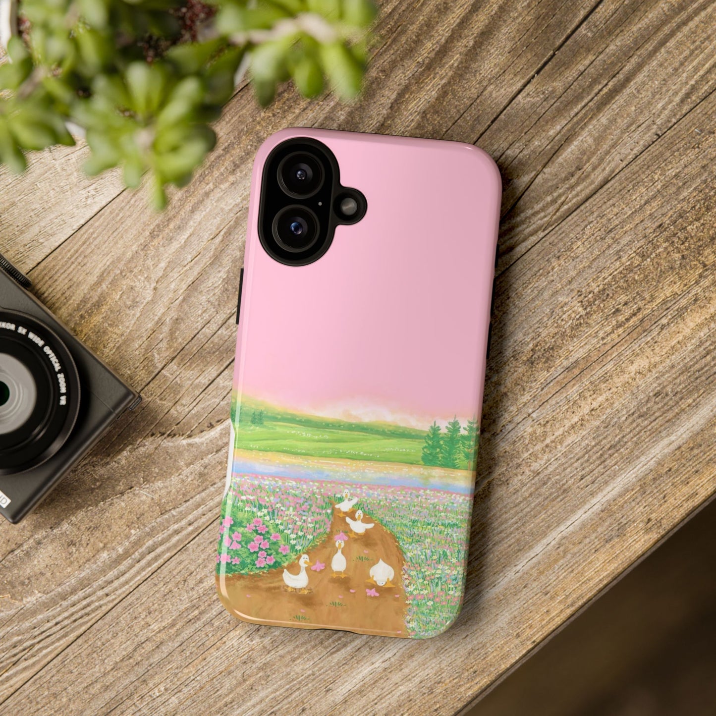 Pastel Floral Phone Case, Tough Cases for Nature Lovers, Cute Phone Accessories, Spring Gifts, Unique Mobile Covers