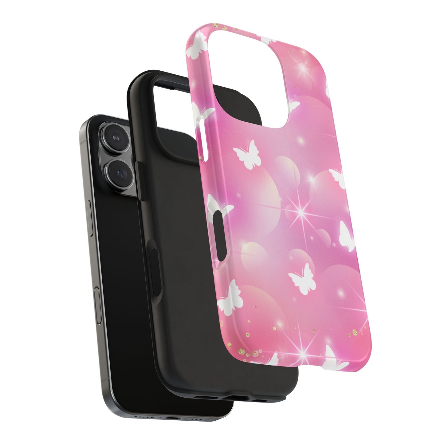 Butterfly Bloom Tough Phone Cases, Stylish Protection, Gifts for Her, Trendy Accessories, Spring Vibe, Phone Cover