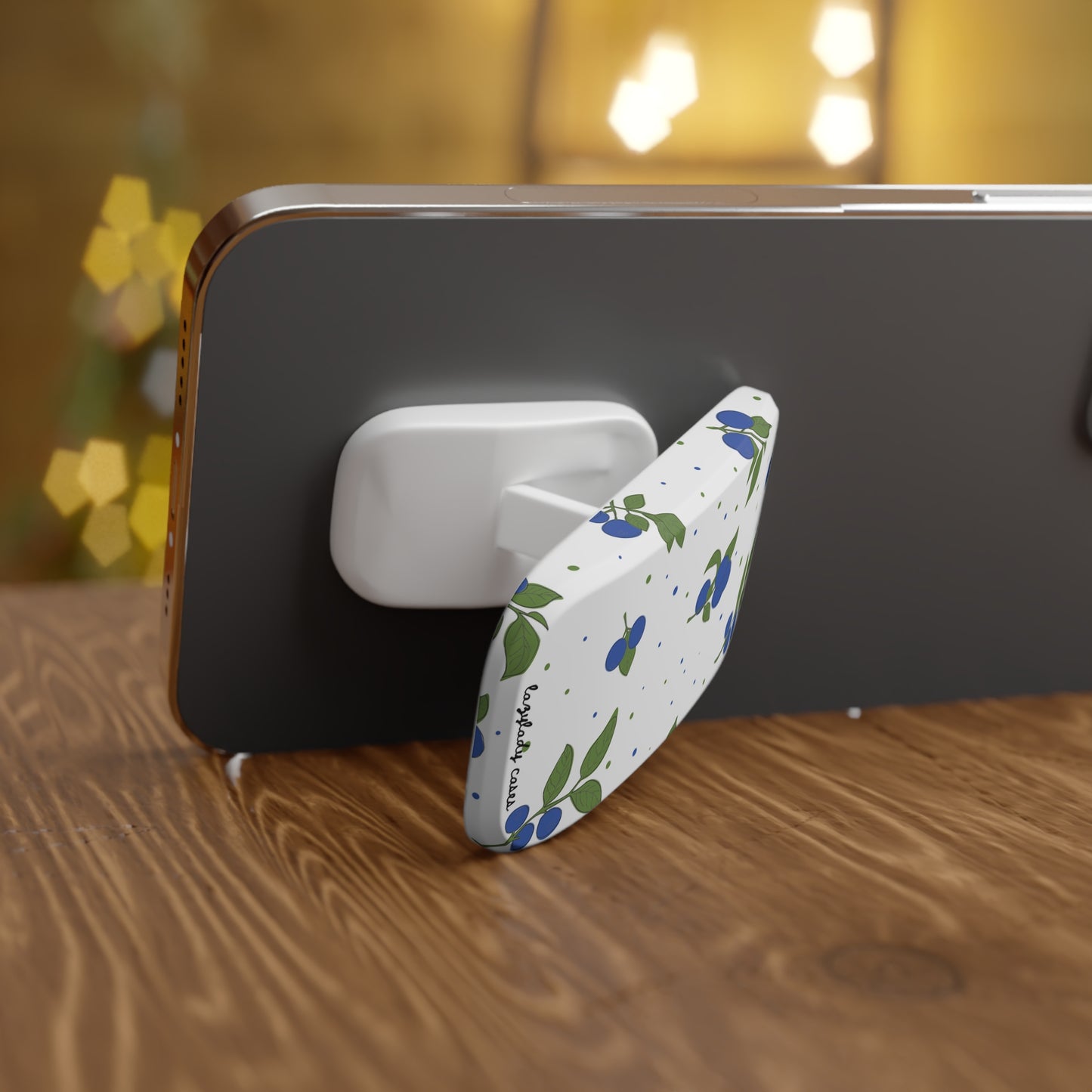 Blueberry Phone Click-On Grip - Stylish & Functional Stand for Everyday Use