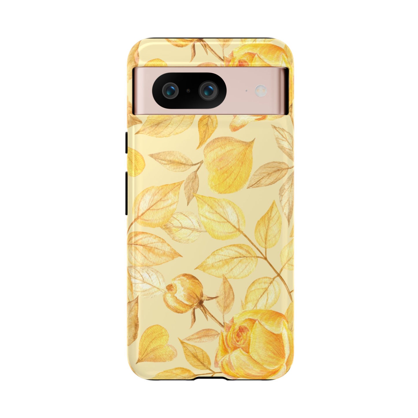 Yellow Dusk Tough Phone Case - Yellow Rose Design