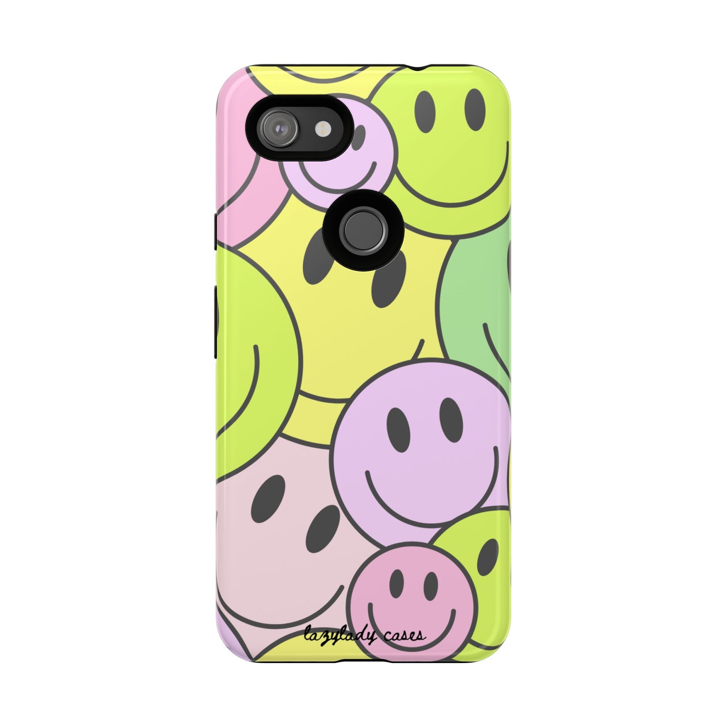 Colorful Smile Face Phone Case - Tough Protection & Fun Design