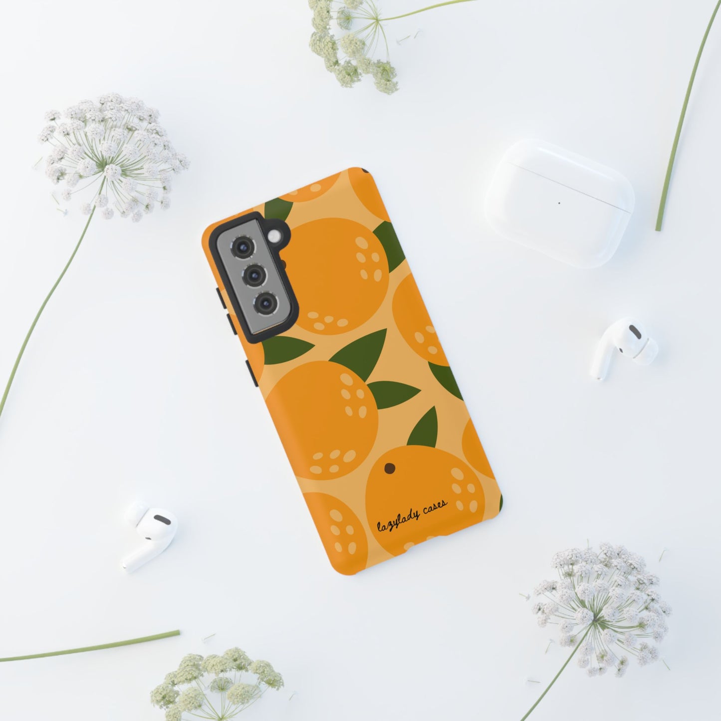 Citrus Orange Phone Case - Tough Cases for Trendy Protection