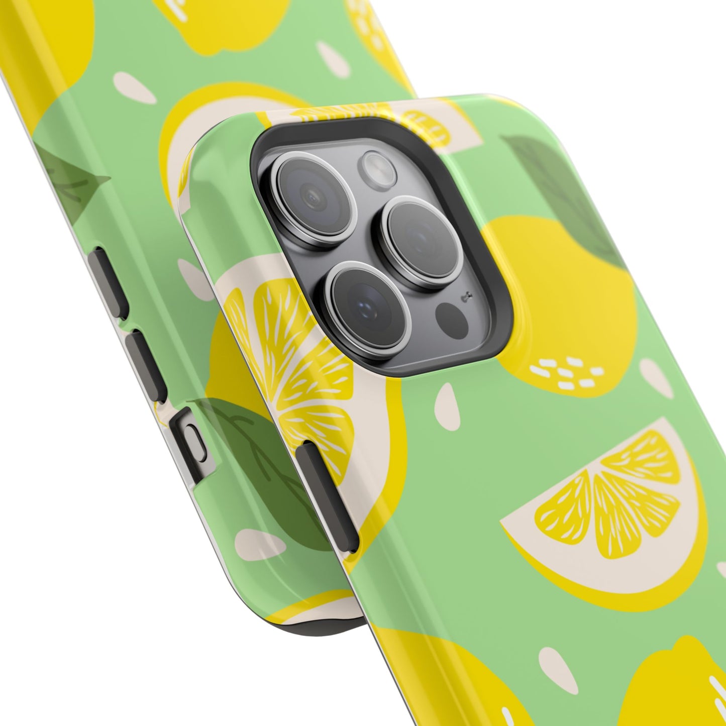 Lemonade Vibe Magnetic Phone Case - Bright Citrus Design for Summer Fun