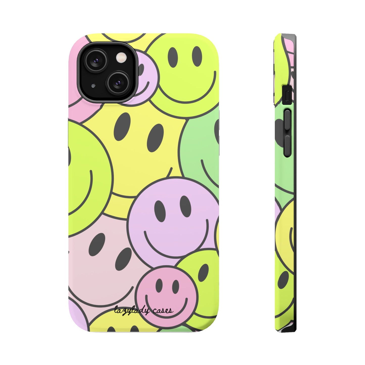 Colorful Smiley Face Magnetic Tough Case for Fun-Loving Individuals