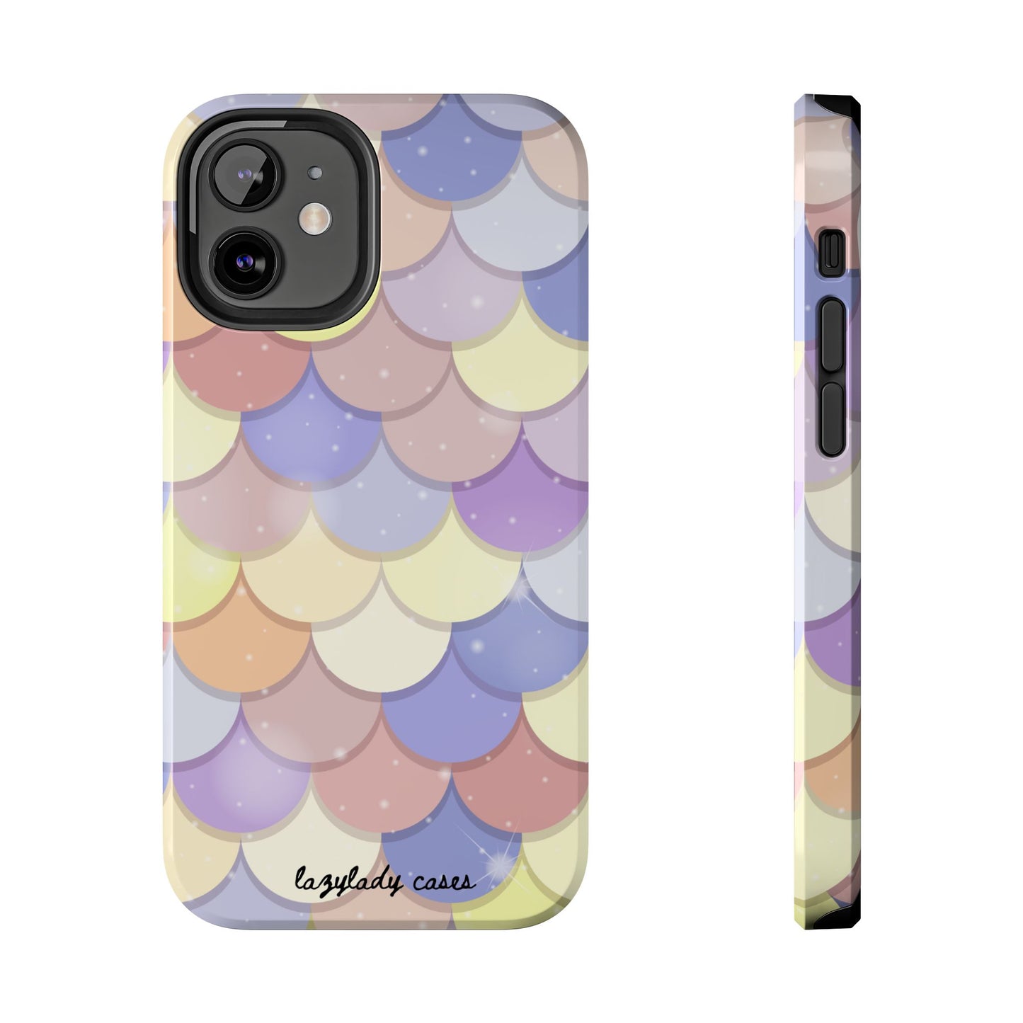 Mermaid Scale Tough Phone Case - Durable Protection with Colorful Design
