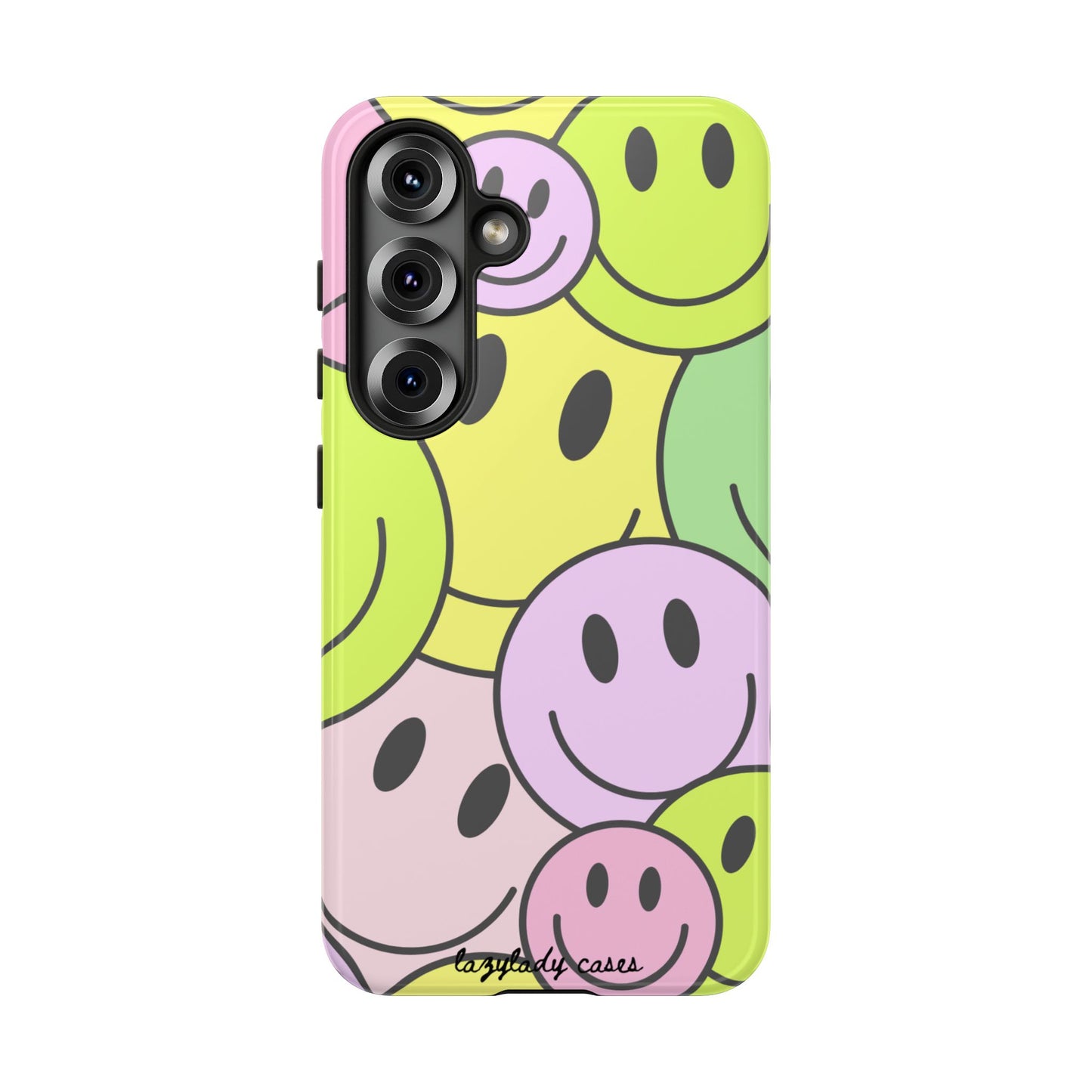 Colorful Smile Face Phone Case - Tough Protection & Fun Design