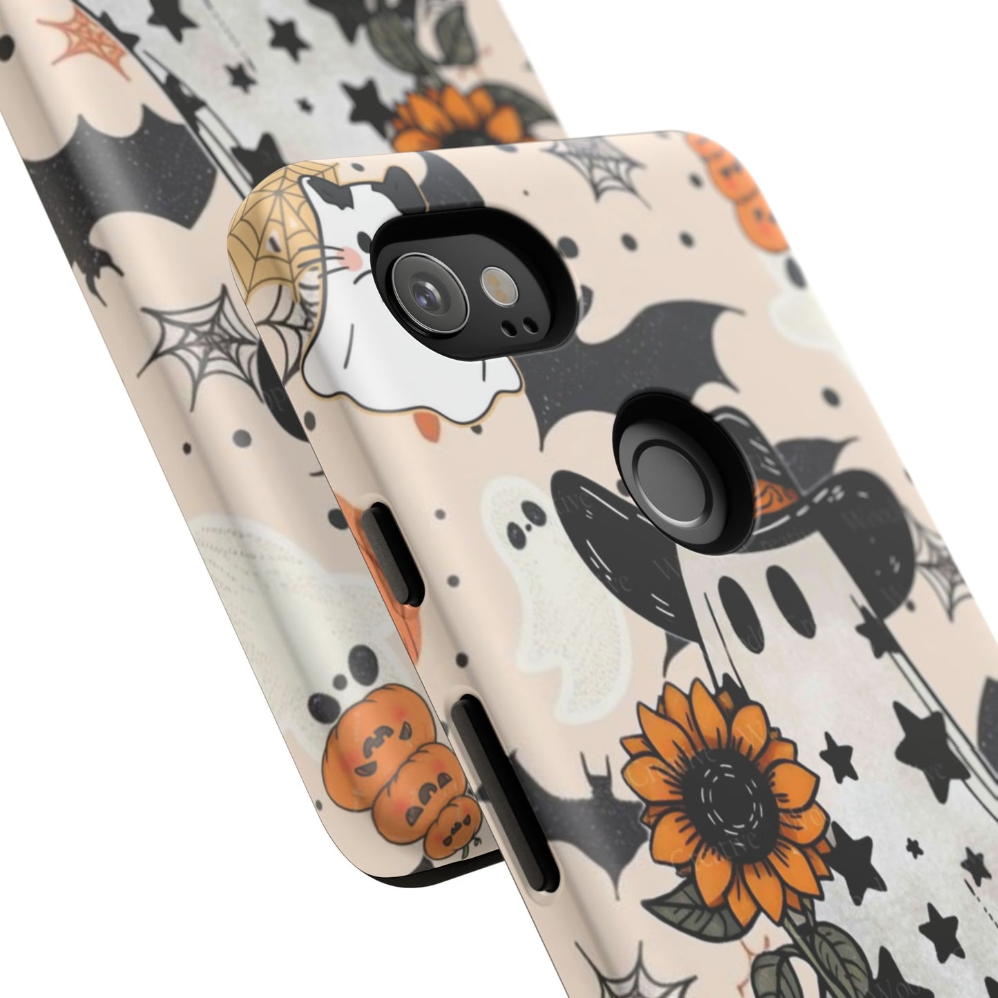 Cute Ghost Phone Case, Halloween Decor, Spooky Gift, Fall Accessories, Pumpkin Lover's Gift, Autumn Vibes, Trick or Treat