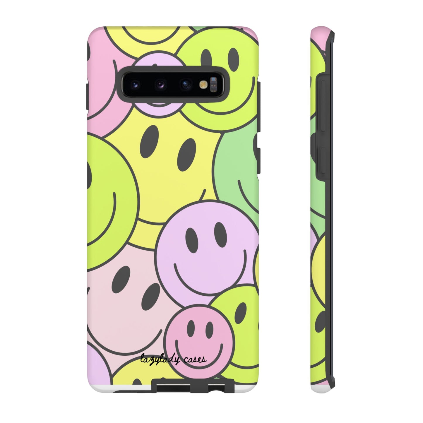 Colorful Smile Face Phone Case - Tough Protection & Fun Design
