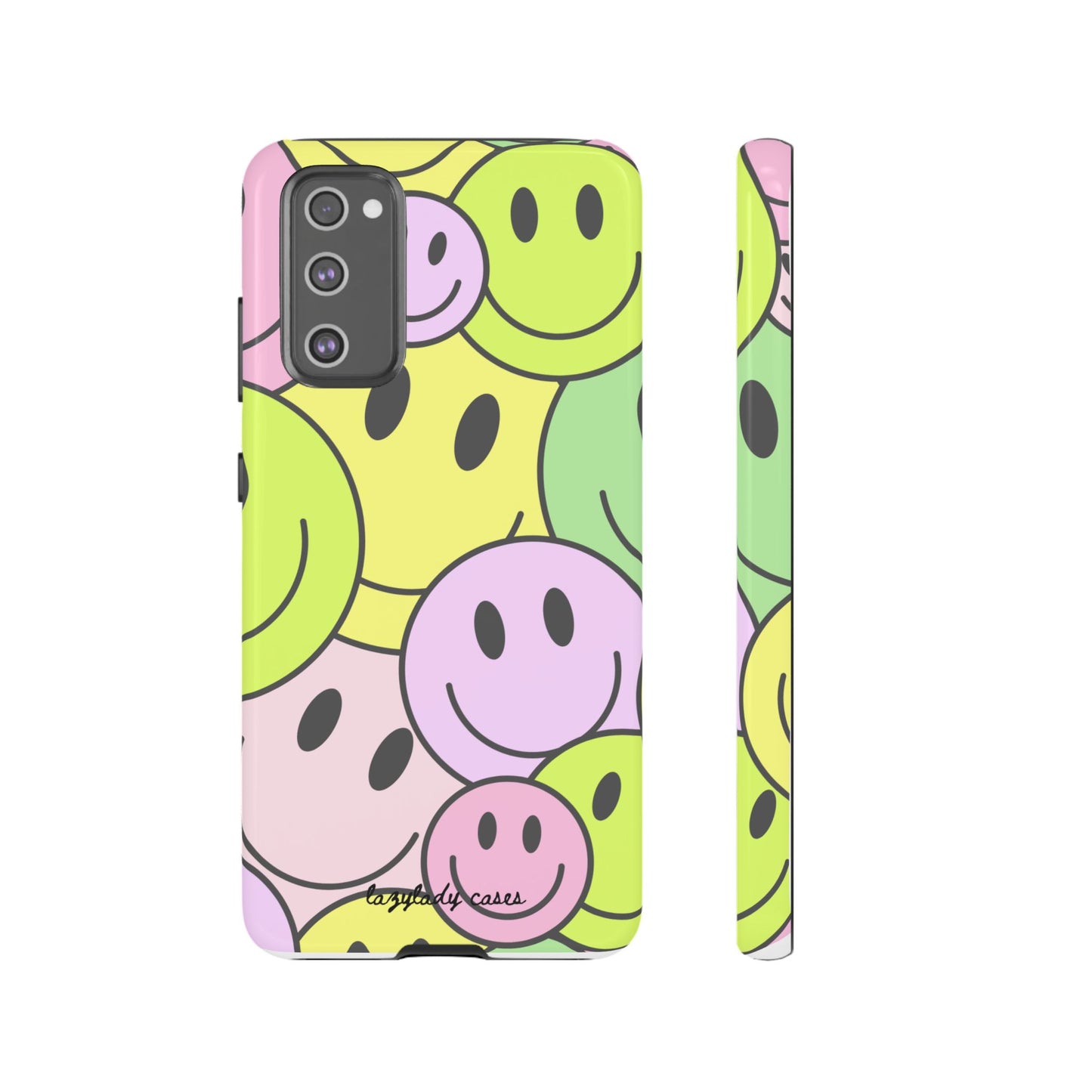Colorful Smile Face Phone Case - Tough Protection & Fun Design