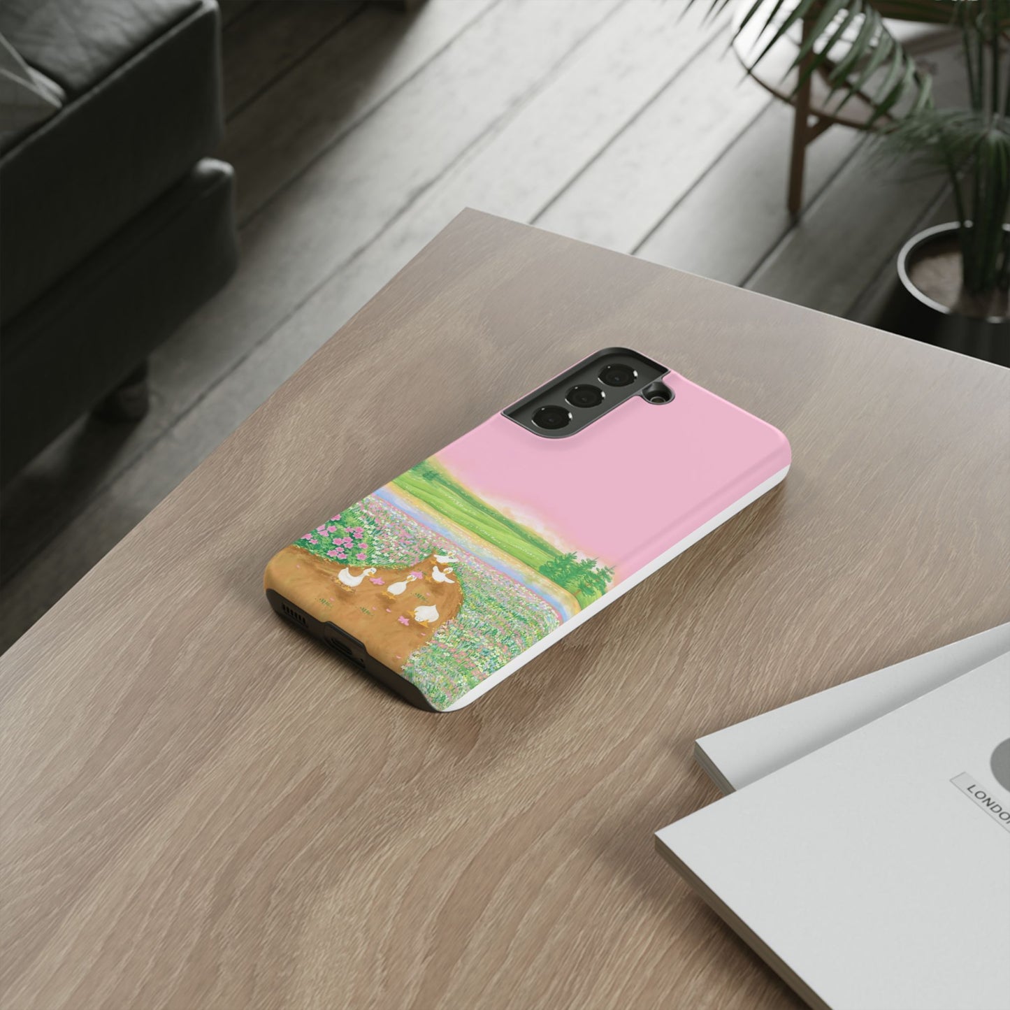 Pastel Floral Phone Case, Tough Cases for Nature Lovers, Cute Phone Accessories, Spring Gifts, Unique Mobile Covers