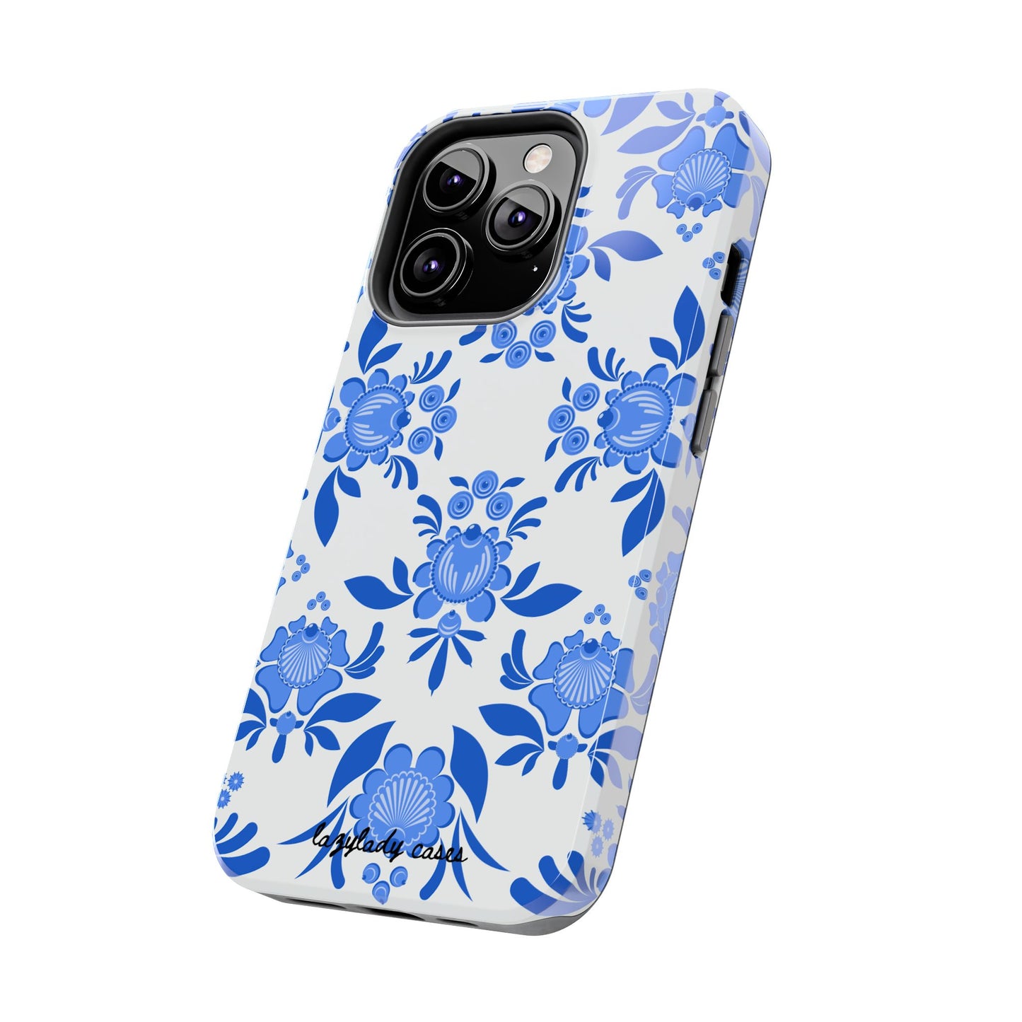 Floral Tough Phone Case - Stylish Protection for Everyday Use