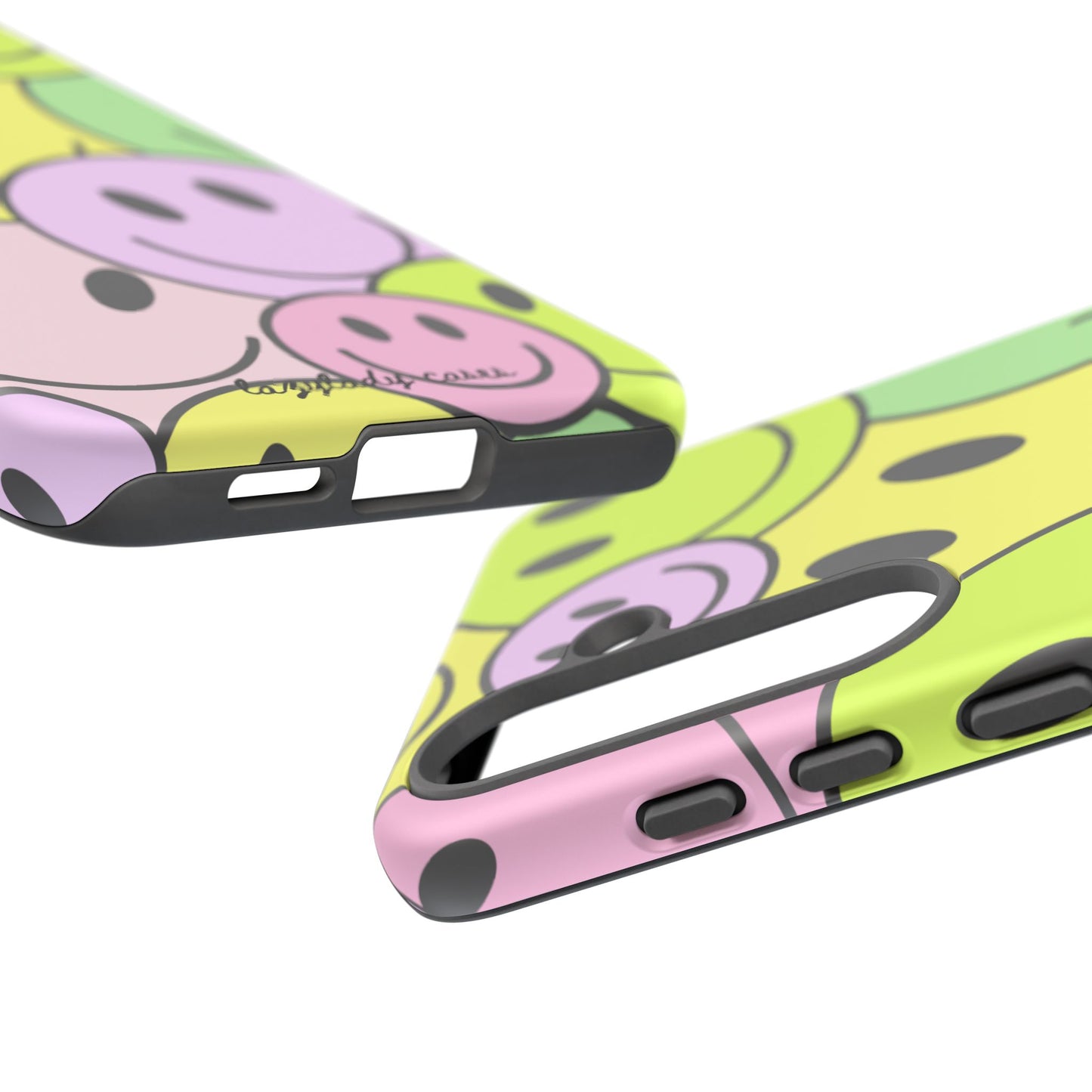 Colorful Smile Face Phone Case - Tough Protection & Fun Design