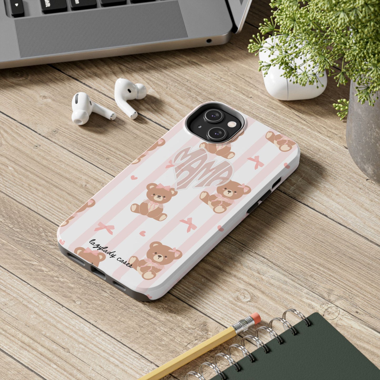 Cute Bear Mama Phone Case - Stylish Tough Case for Moms