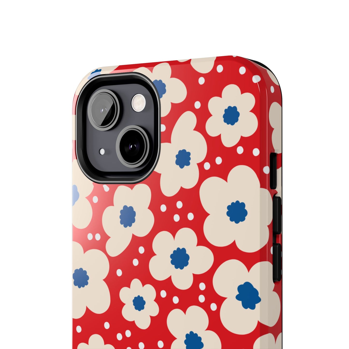 Blossom Floral Tough Phone Case - Durable Protection with Vintage Charm
