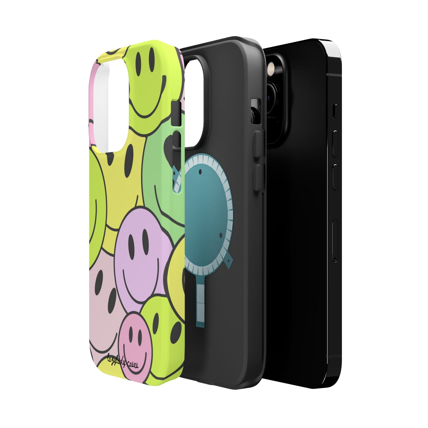 Colorful Smiley Face Magnetic Tough Case for Fun-Loving Individuals