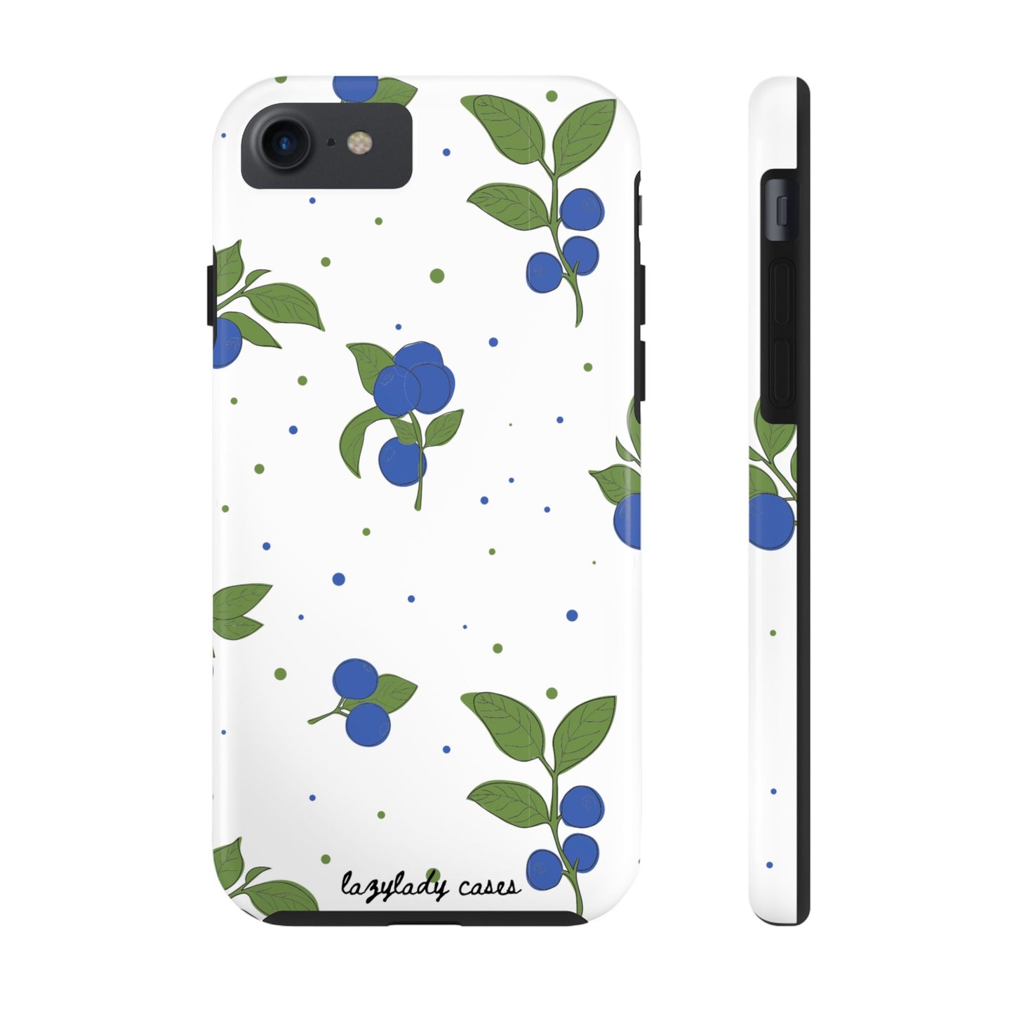 Blueberry Tough Phone Case - Durable Berry Design for Everyday Protection