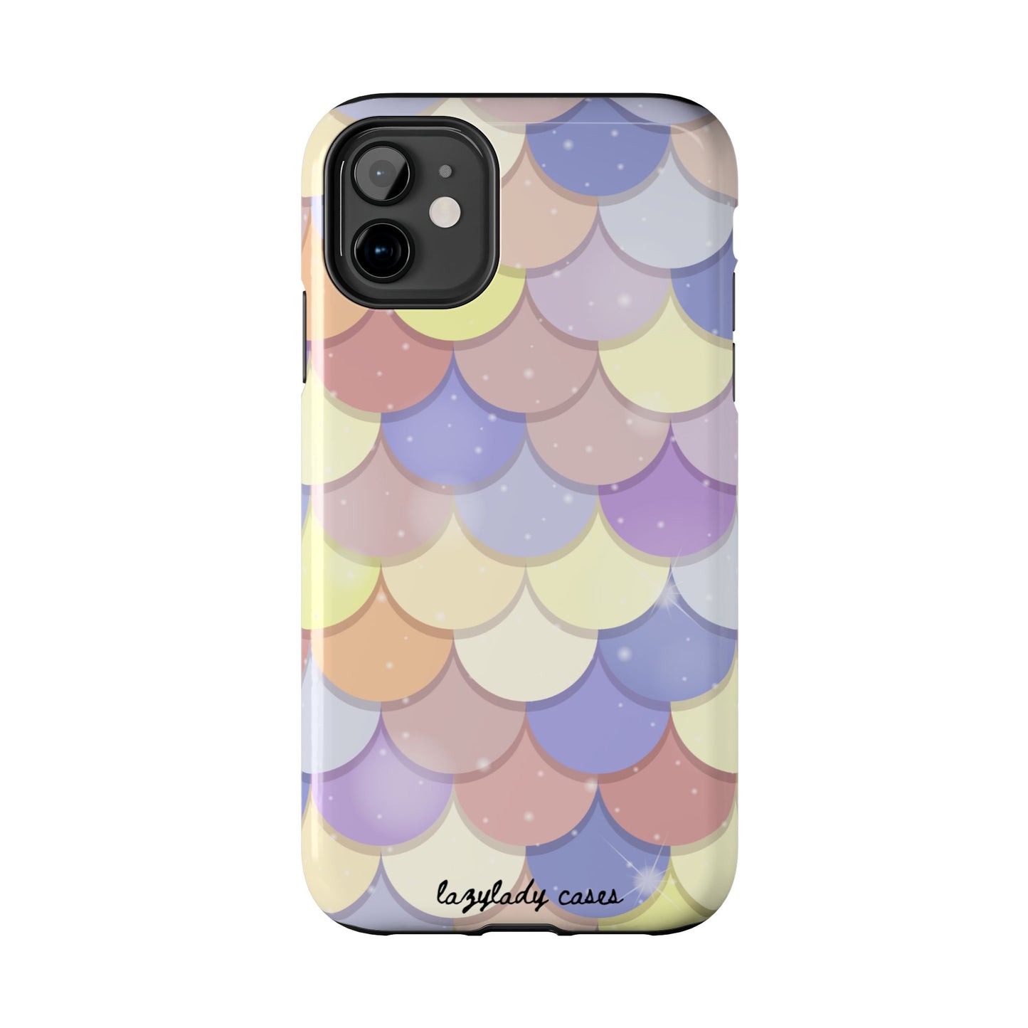 Mermaid Scale Tough Phone Case - Durable Protection with Colorful Design
