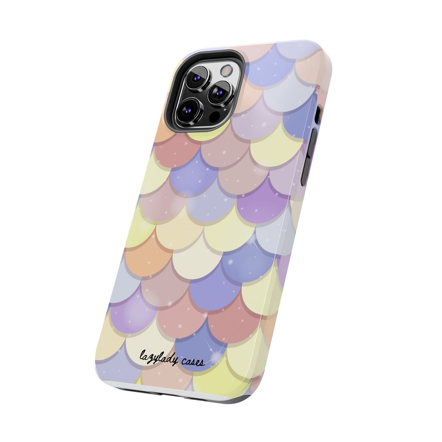 Mermaid Scale Tough Phone Case - Durable Protection with Colorful Design