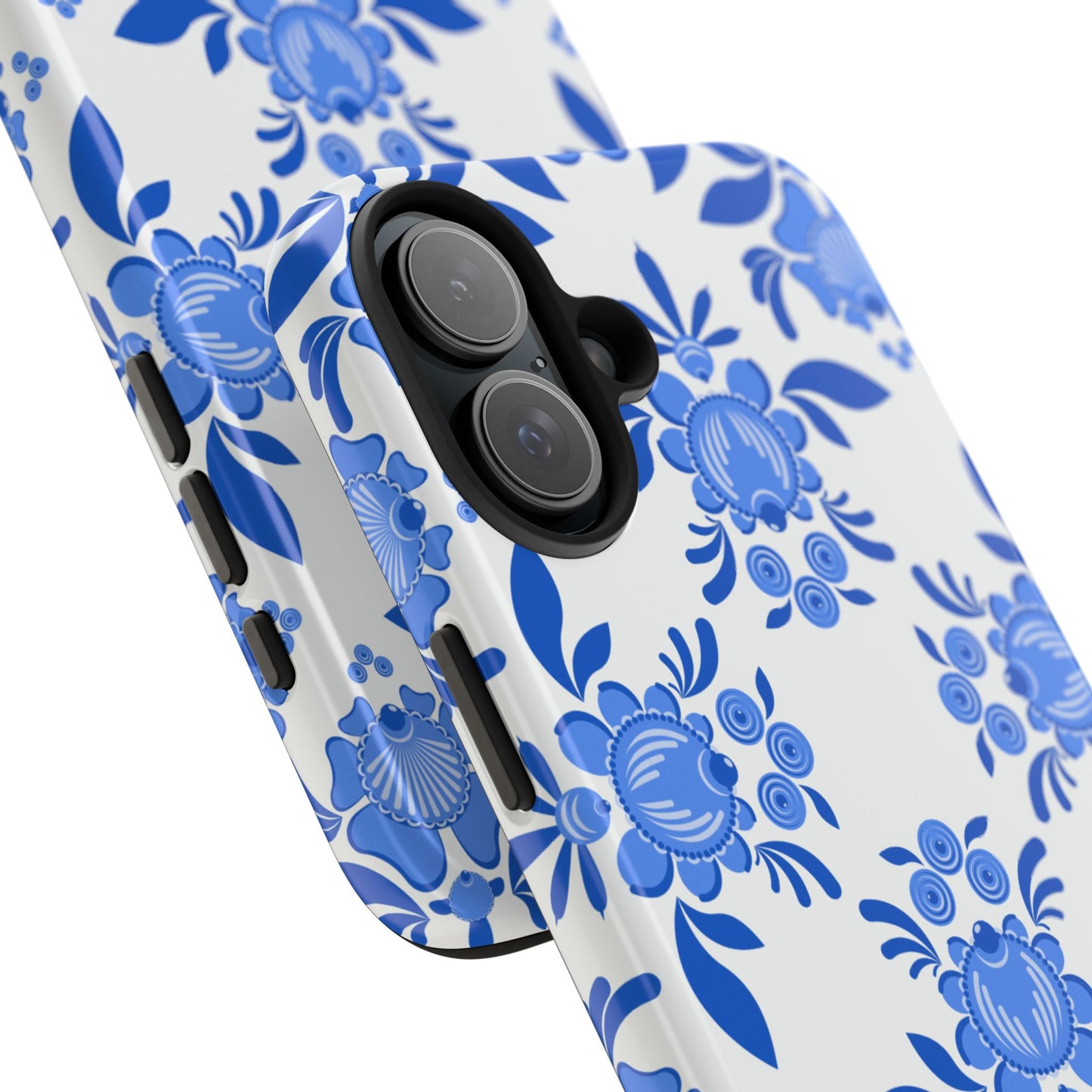 Floral Tough Phone Case - Stylish Protection for Everyday Use