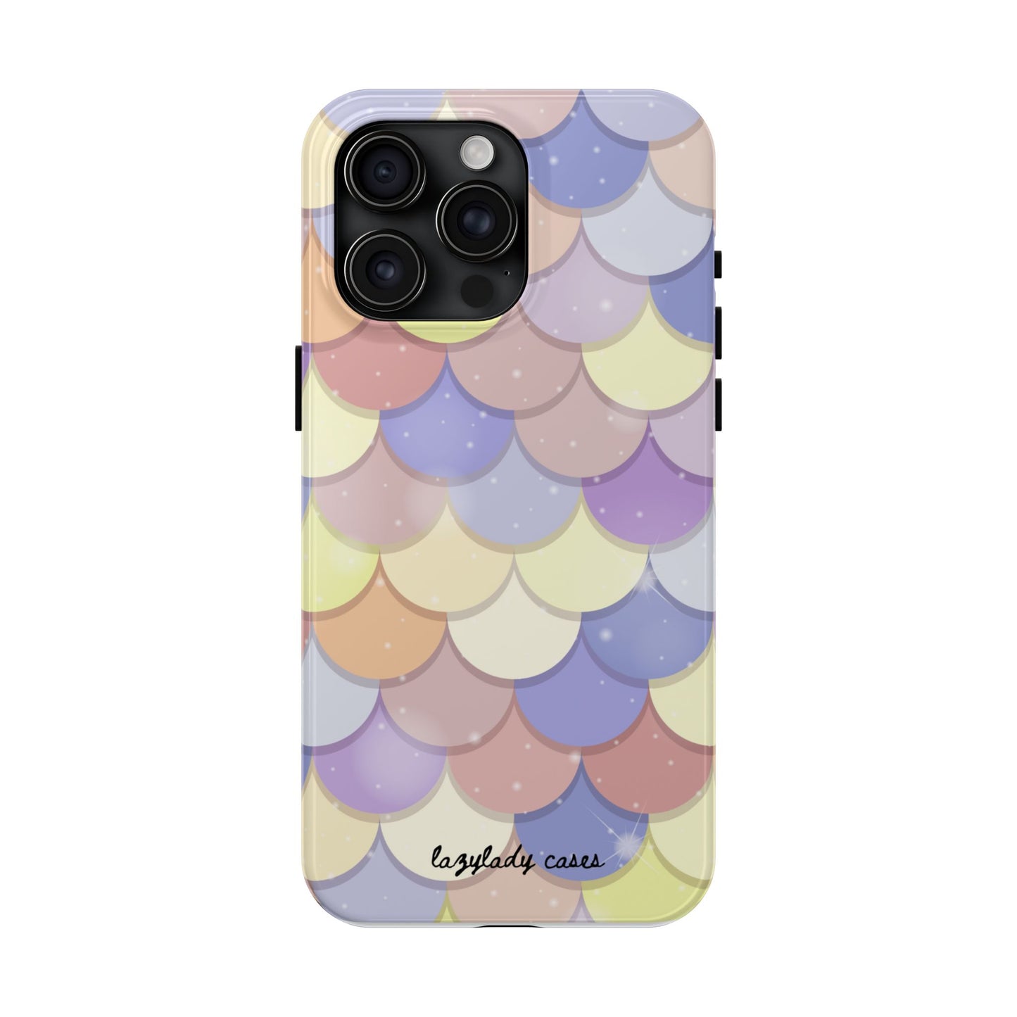 Mermaid Scale Tough Phone Case - Durable Protection with Colorful Design