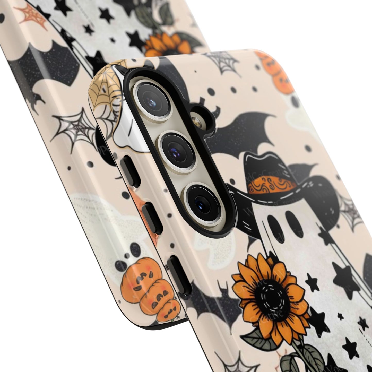 Cute Ghost Phone Case, Halloween Decor, Spooky Gift, Fall Accessories, Pumpkin Lover's Gift, Autumn Vibes, Trick or Treat