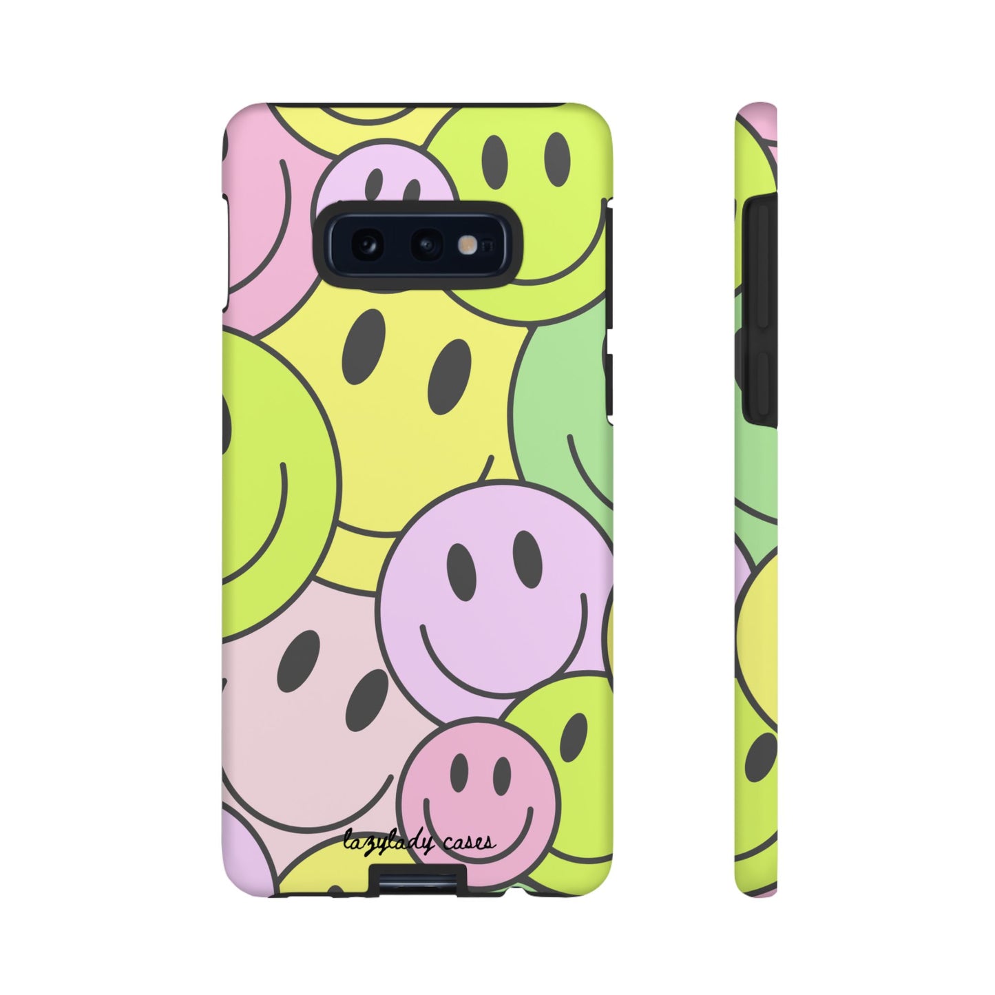 Colorful Smile Face Phone Case - Tough Protection & Fun Design
