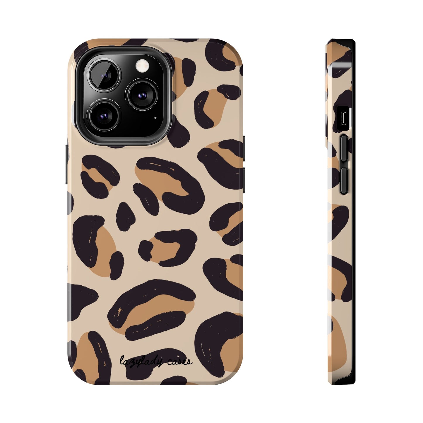 Chic Leopard Print Phone Case - Tough & Stylish Protection
