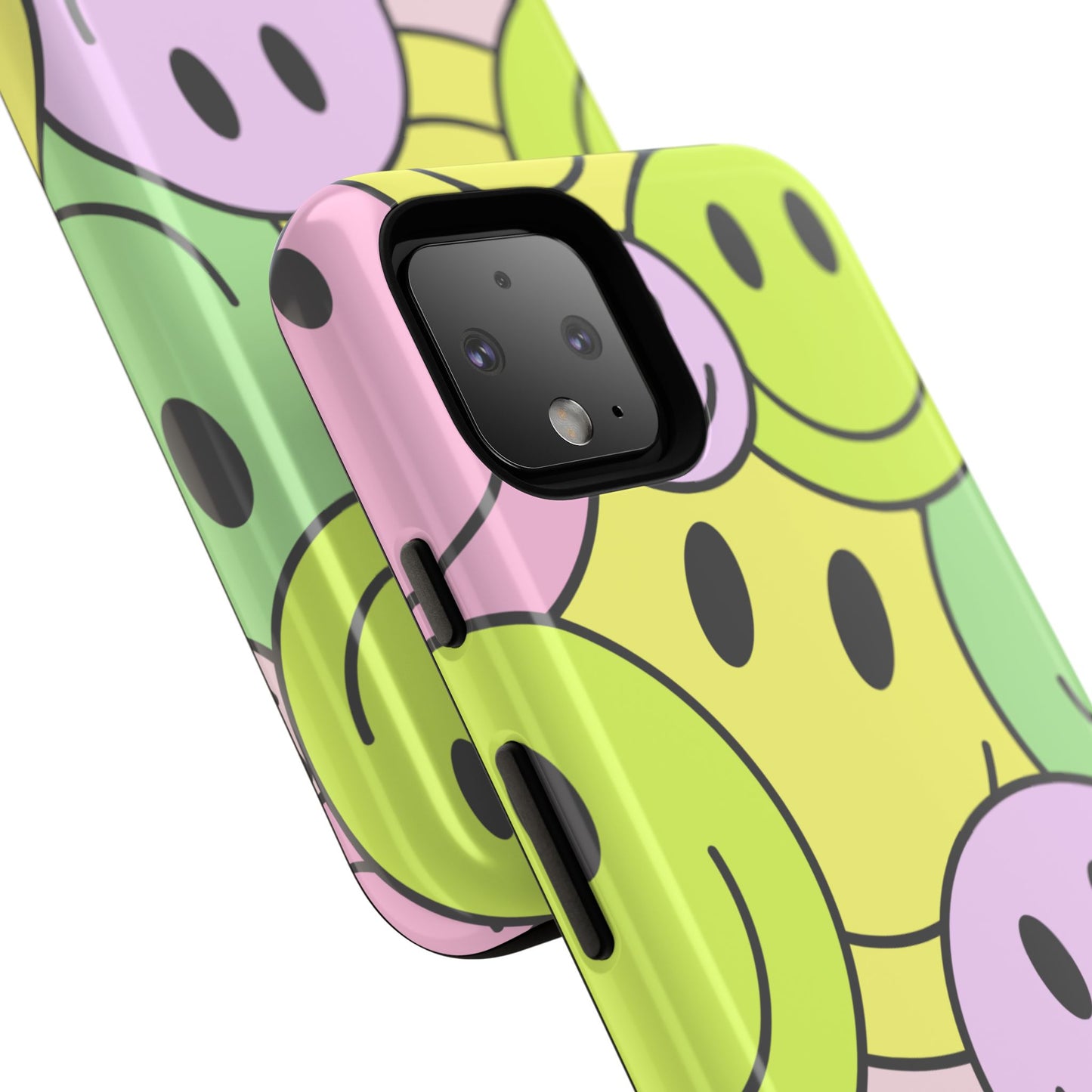 Colorful Smile Face Phone Case - Tough Protection & Fun Design