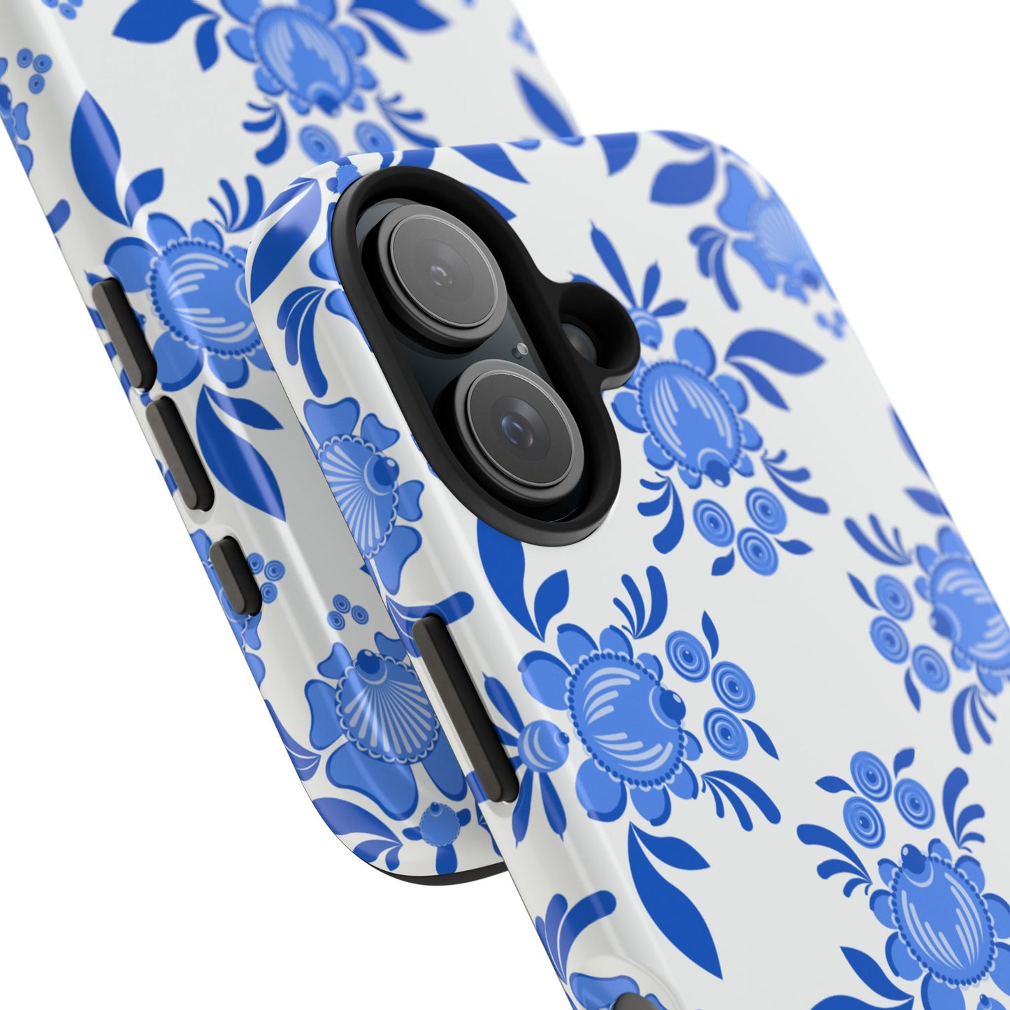 Floral Tough Phone Case - Stylish Protection for Everyday Use