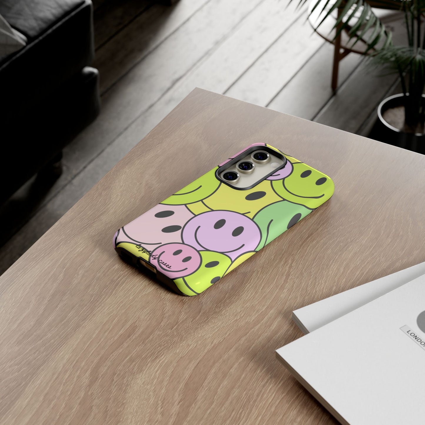 Colorful Smile Face Phone Case - Tough Protection & Fun Design