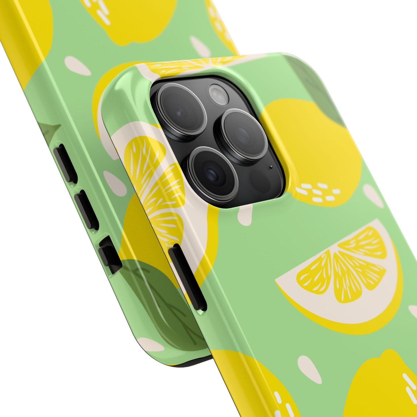Lemon Slice Tough Phone Case - Vibrant, Durable Protection for Citrus Lovers