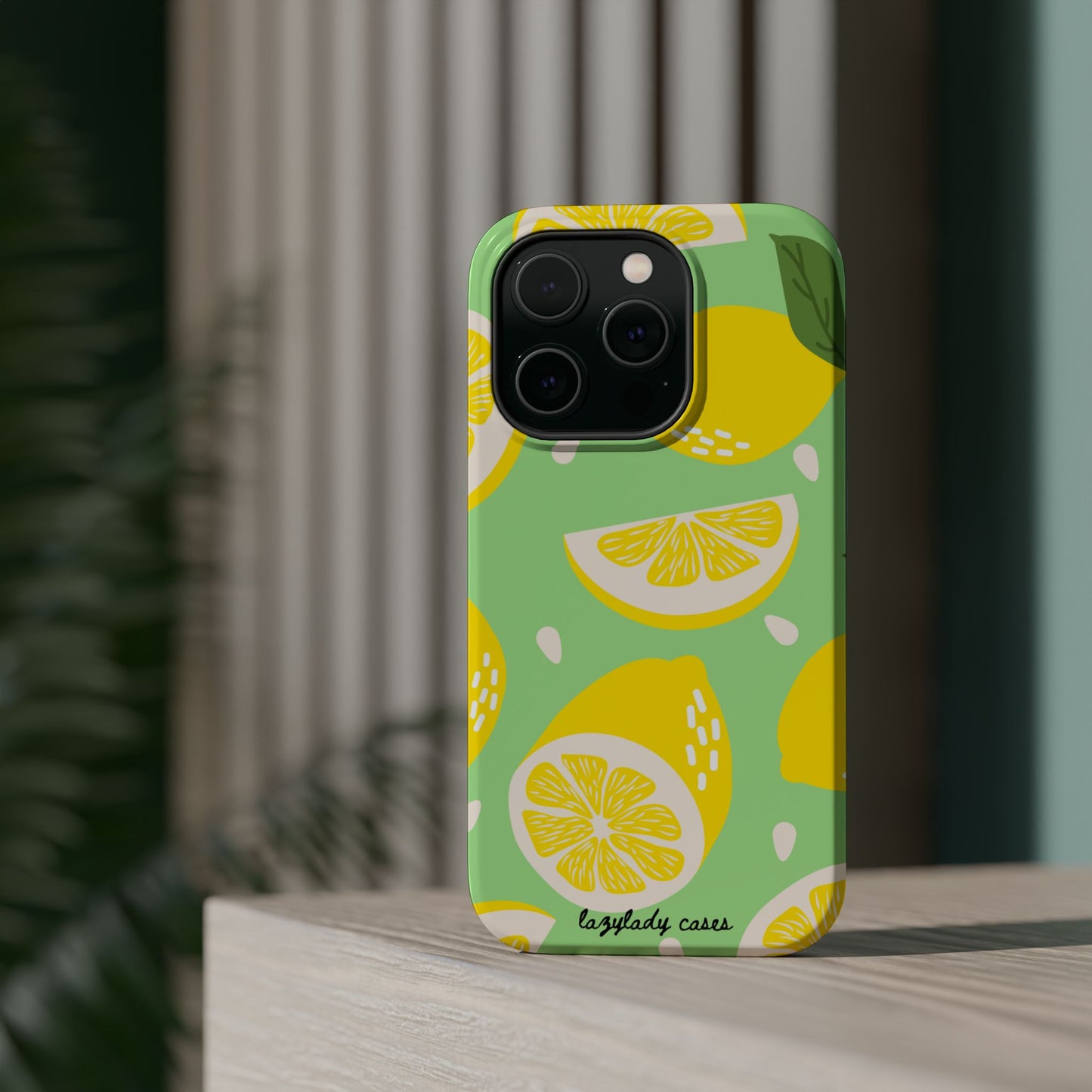 Lemonade Vibe Magnetic Phone Case - Bright Citrus Design for Summer Fun