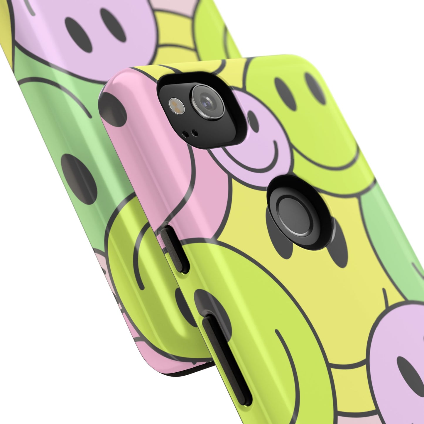 Colorful Smile Face Phone Case - Tough Protection & Fun Design