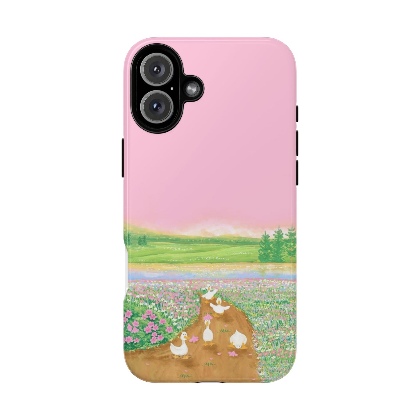 Pastel Floral Phone Case, Tough Cases for Nature Lovers, Cute Phone Accessories, Spring Gifts, Unique Mobile Covers
