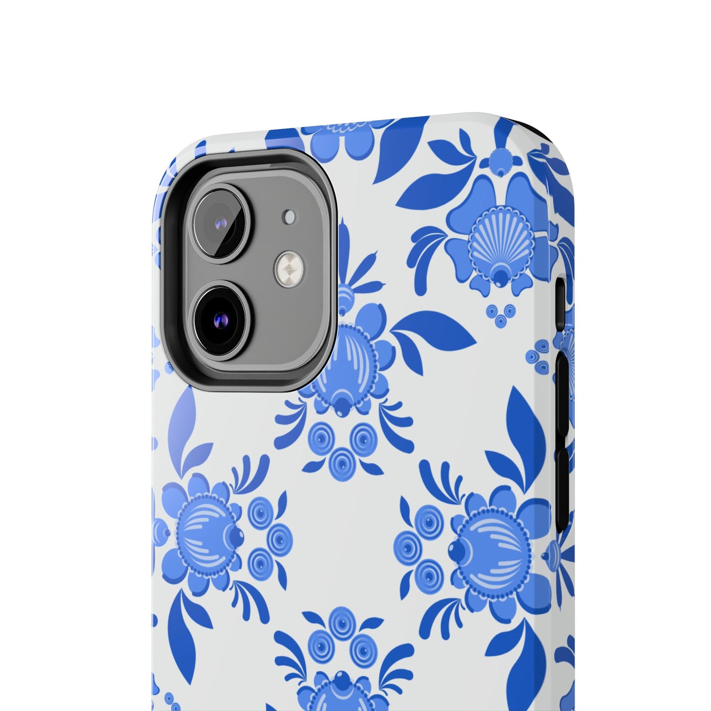 Floral Tough Phone Case - Stylish Protection for Everyday Use
