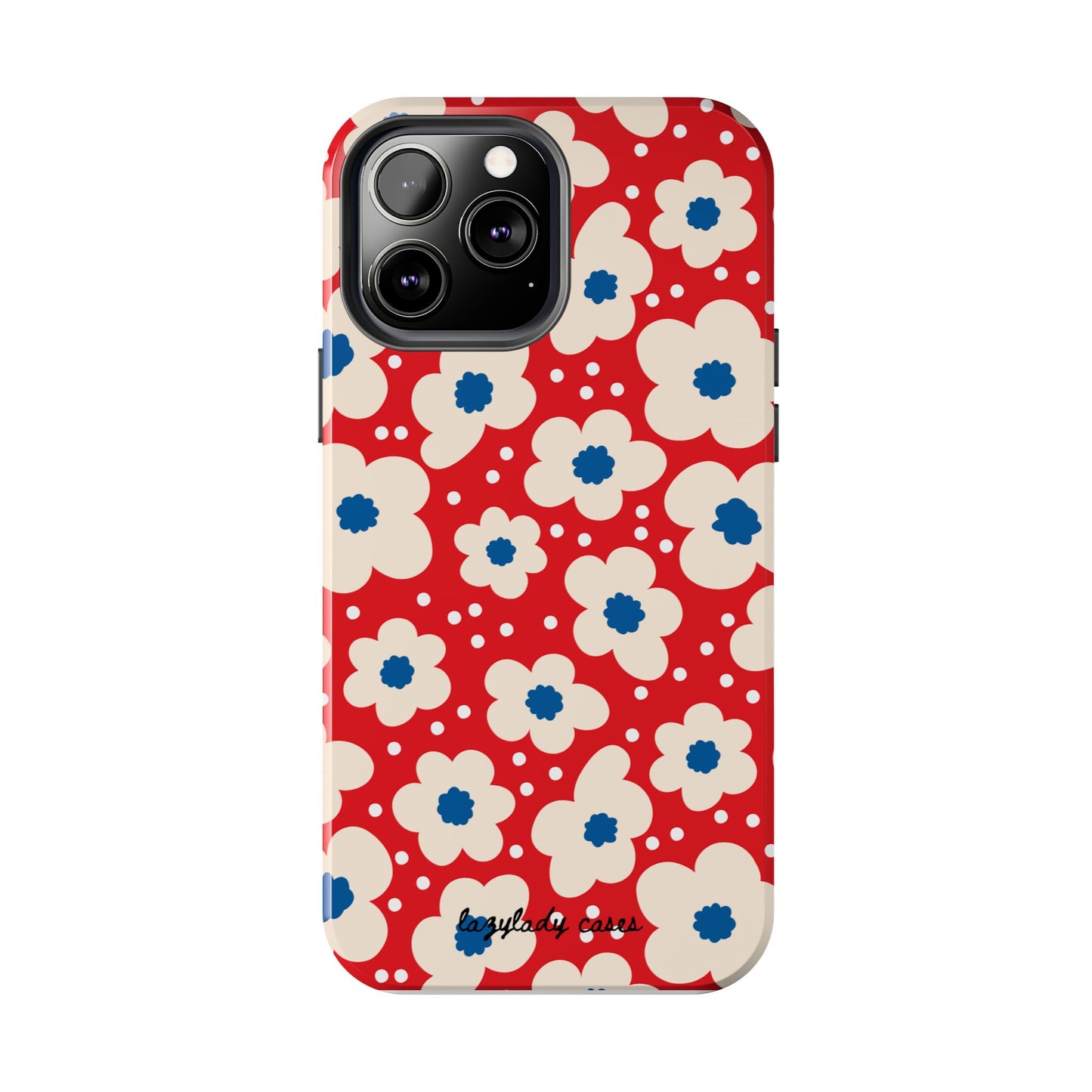 Blossom Floral Tough Phone Case - Durable Protection with Vintage Charm