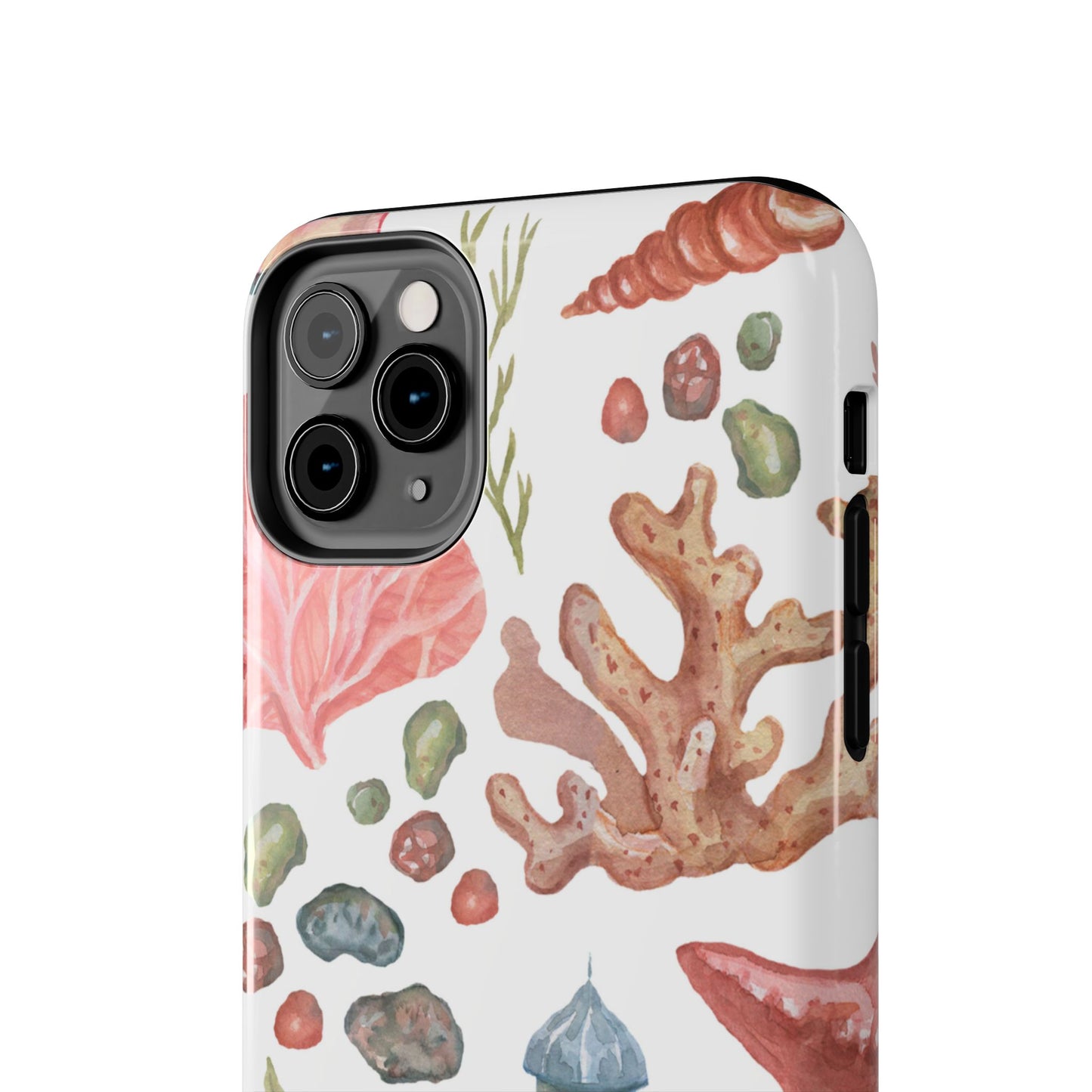 Coastal Art Tough Phone Cases - Stylish Beach Vibes with Lighthouse Design