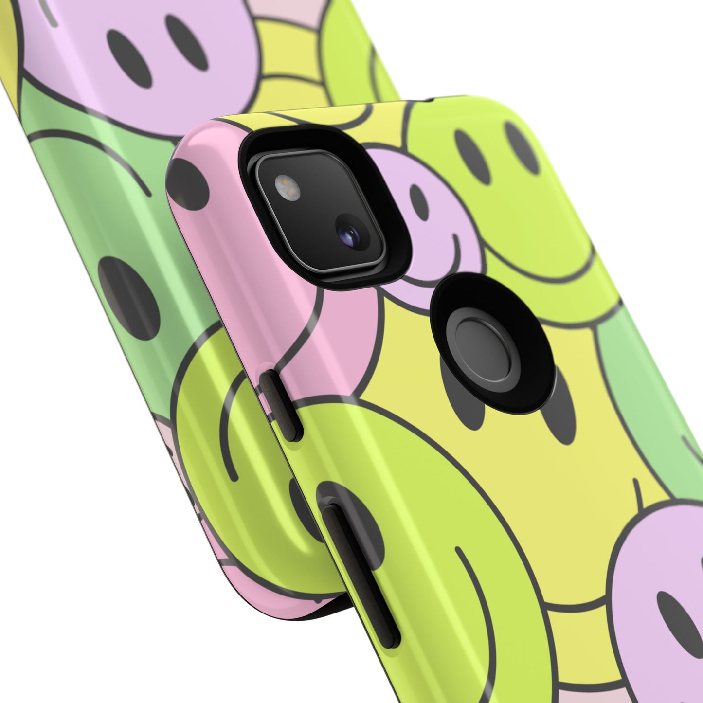 Colorful Smile Face Phone Case - Tough Protection & Fun Design