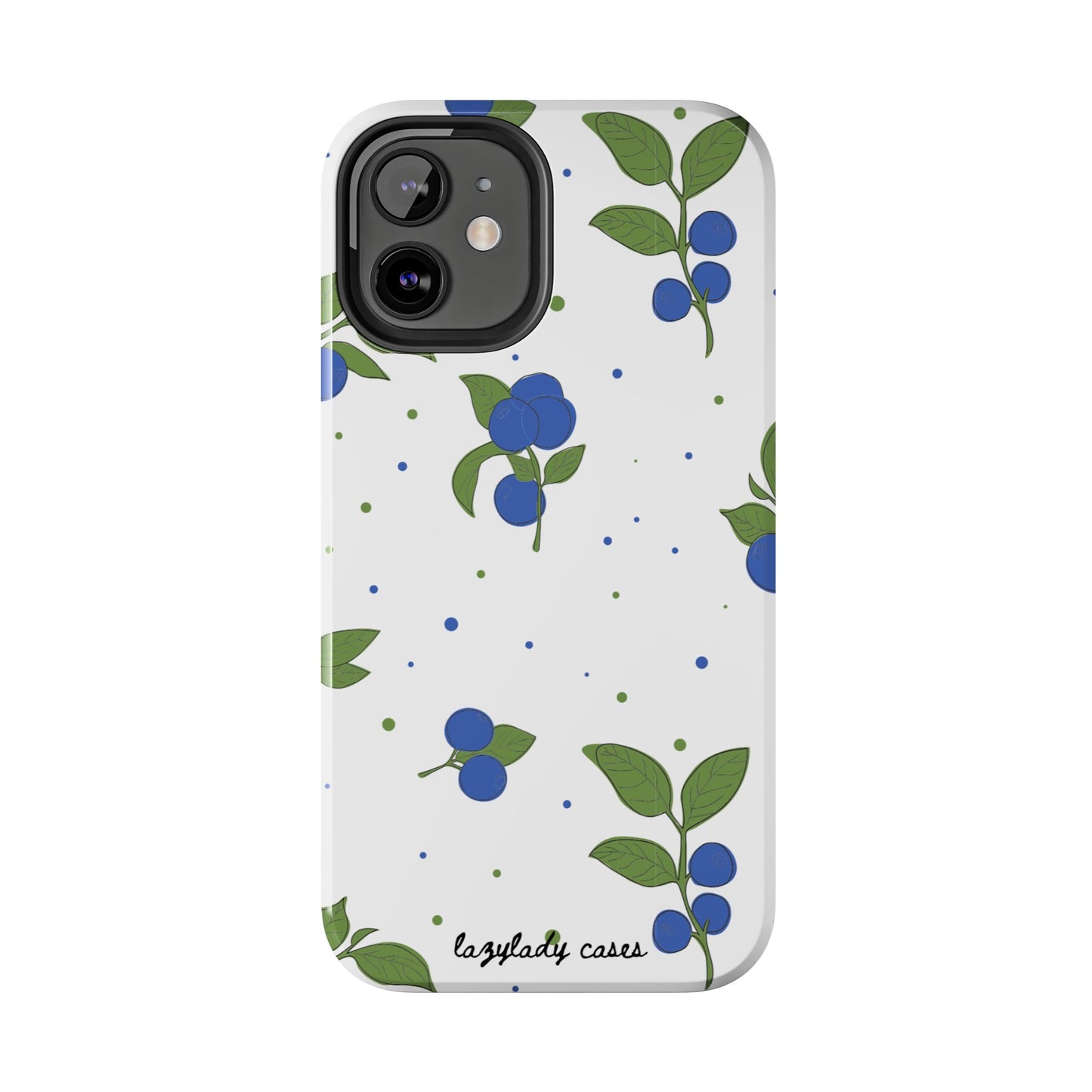 Blueberry Tough Phone Case - Durable Berry Design for Everyday Protection