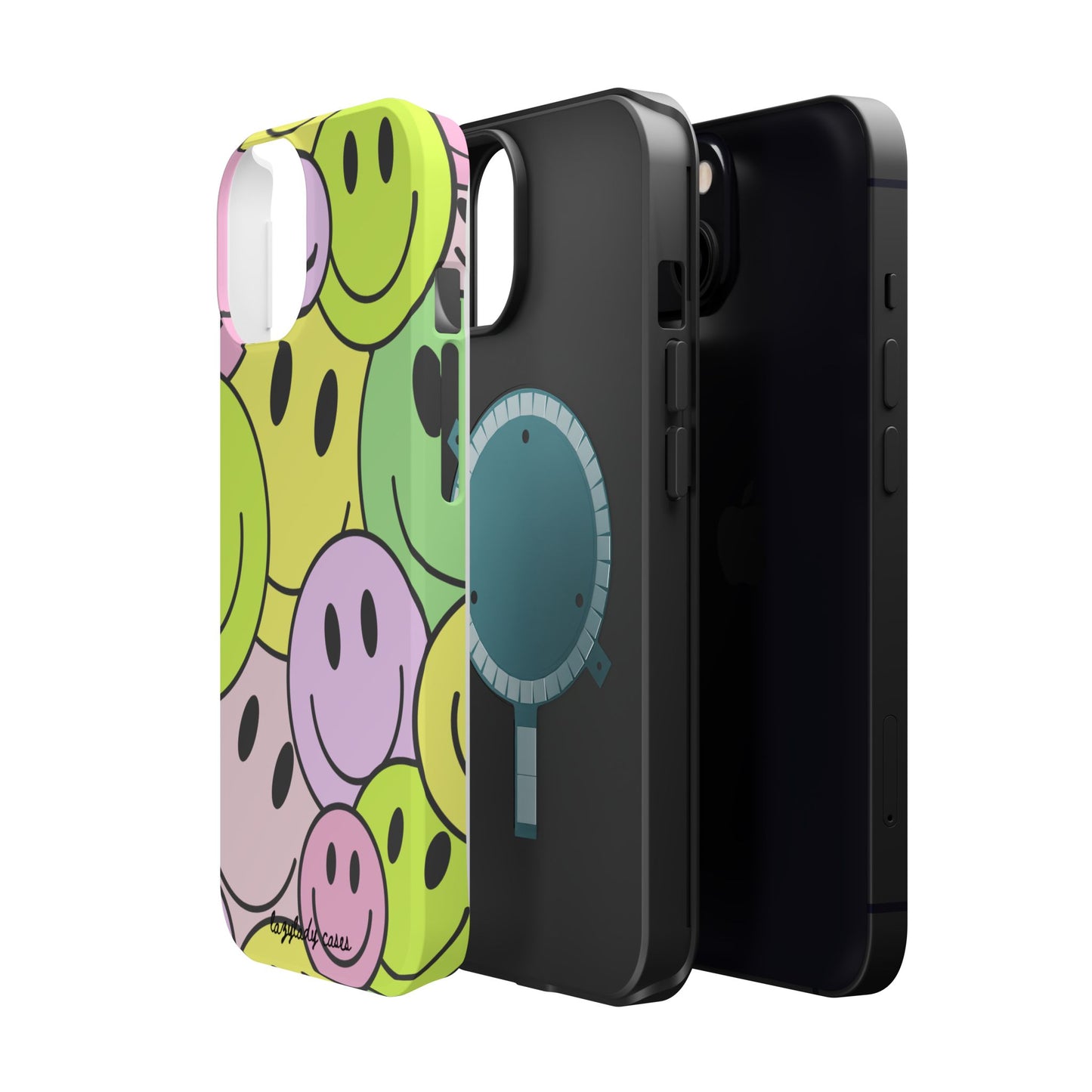 Colorful Smiley Face Magnetic Tough Case for Fun-Loving Individuals