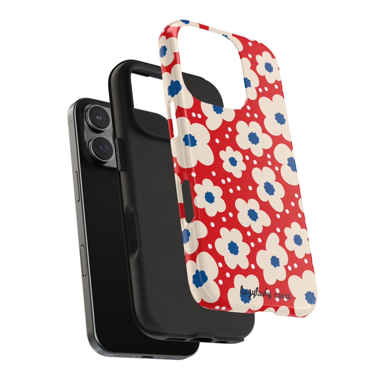 Blossom Floral Tough Phone Case - Durable Protection with Vintage Charm